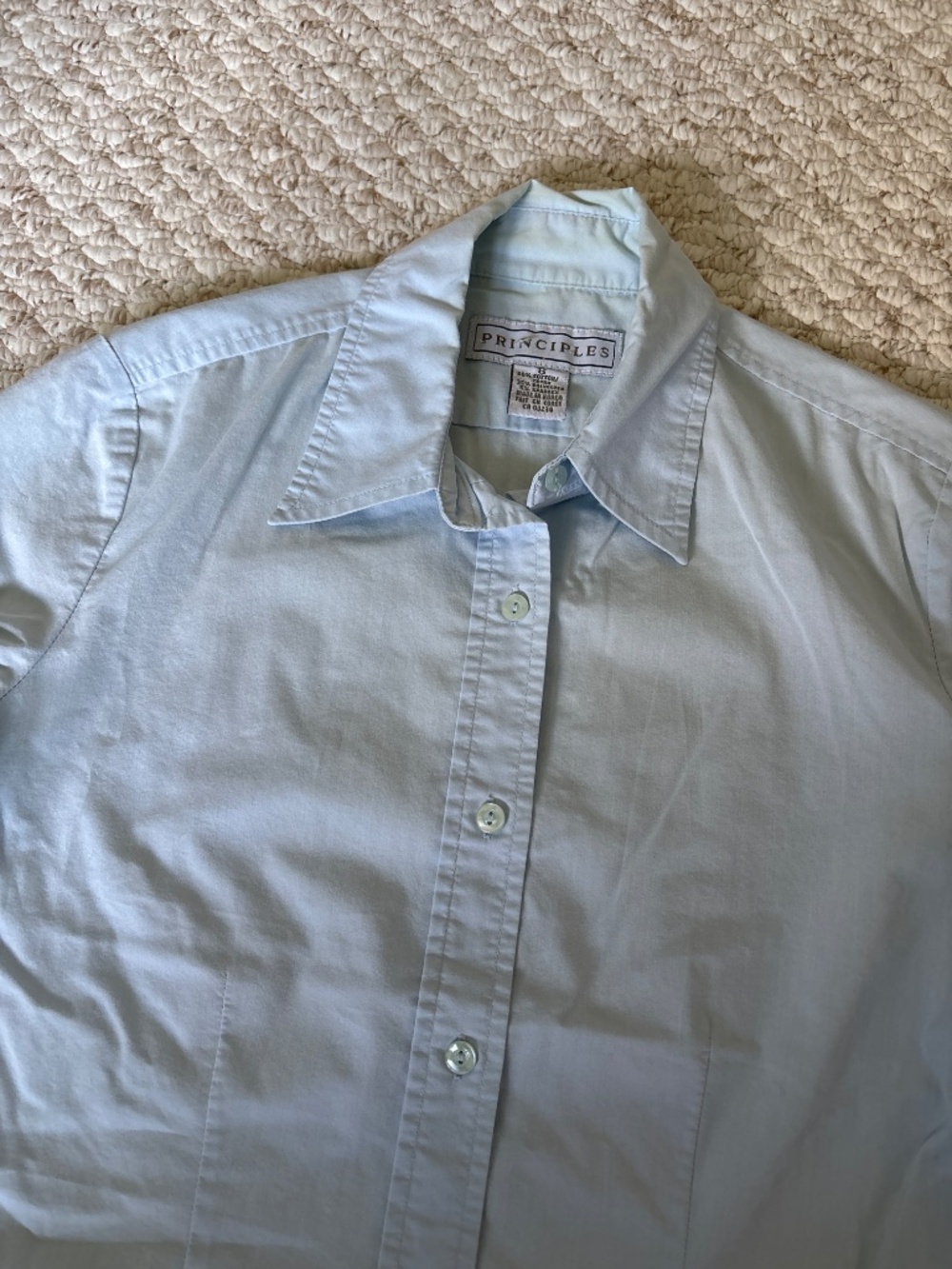 Blue button down - Picture 2 of 7